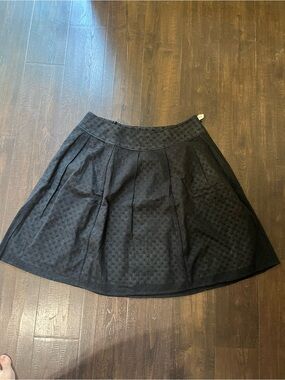 Talbots Black Textured A-Line Skirt - Classic Women's Skirt